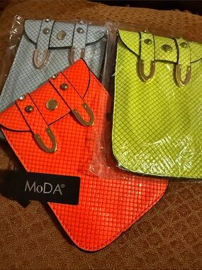 NWT MODA New Crossbody Bag blue, green & Orange